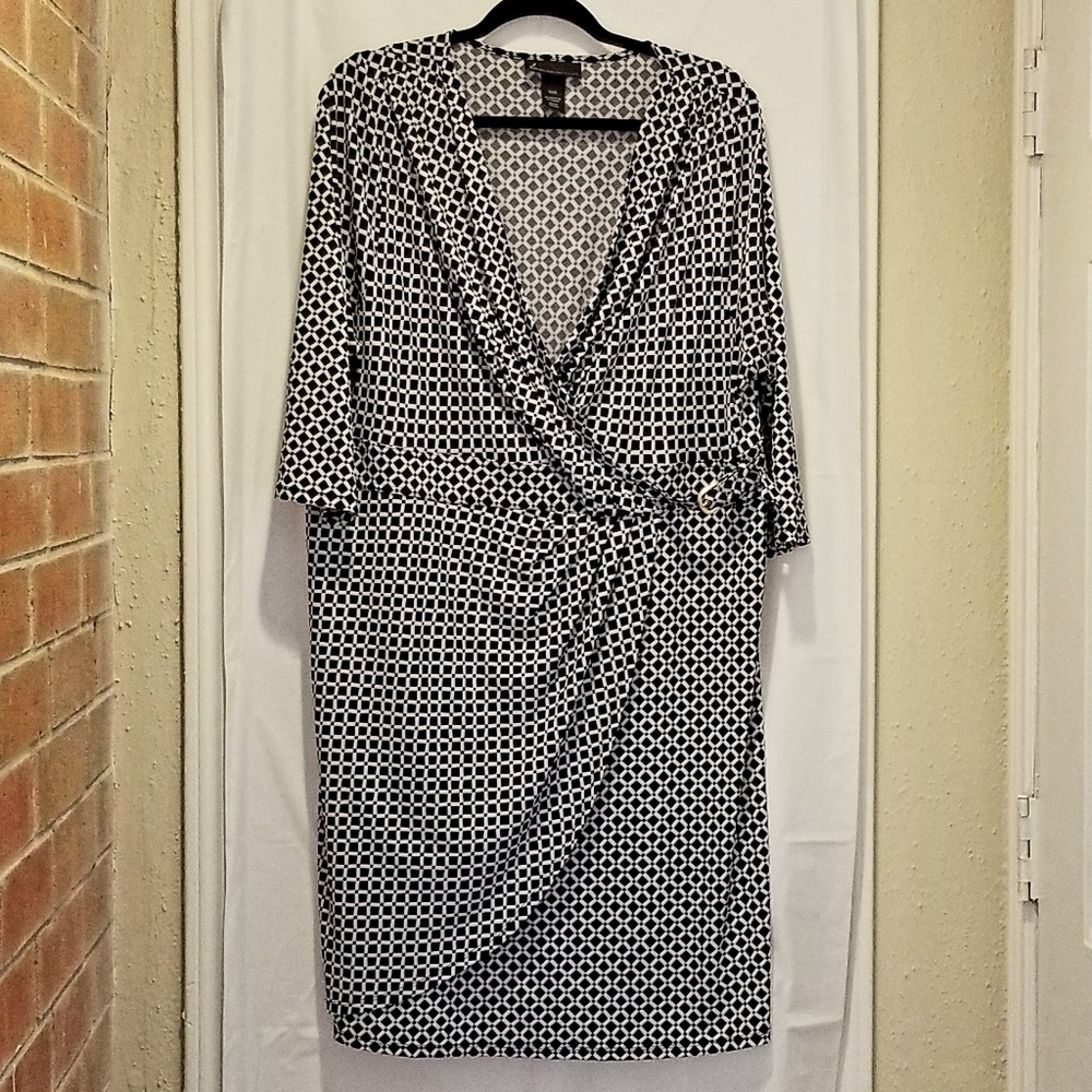 Plus Size Women's Ruched Sheath Dress